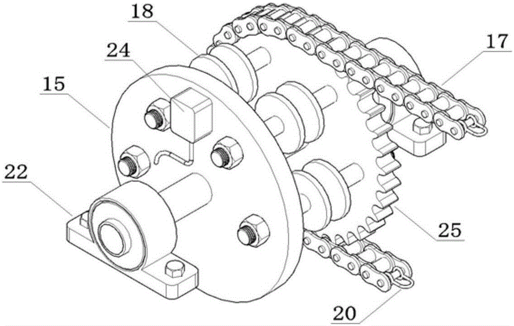 Metal pipe pure bending deformation test device and test method thereof