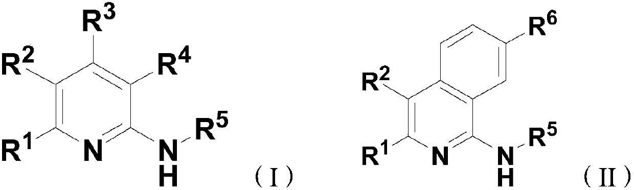 Polysubstituted nitrogen-containing heteroaromatic compound, and preparation method and application thereof