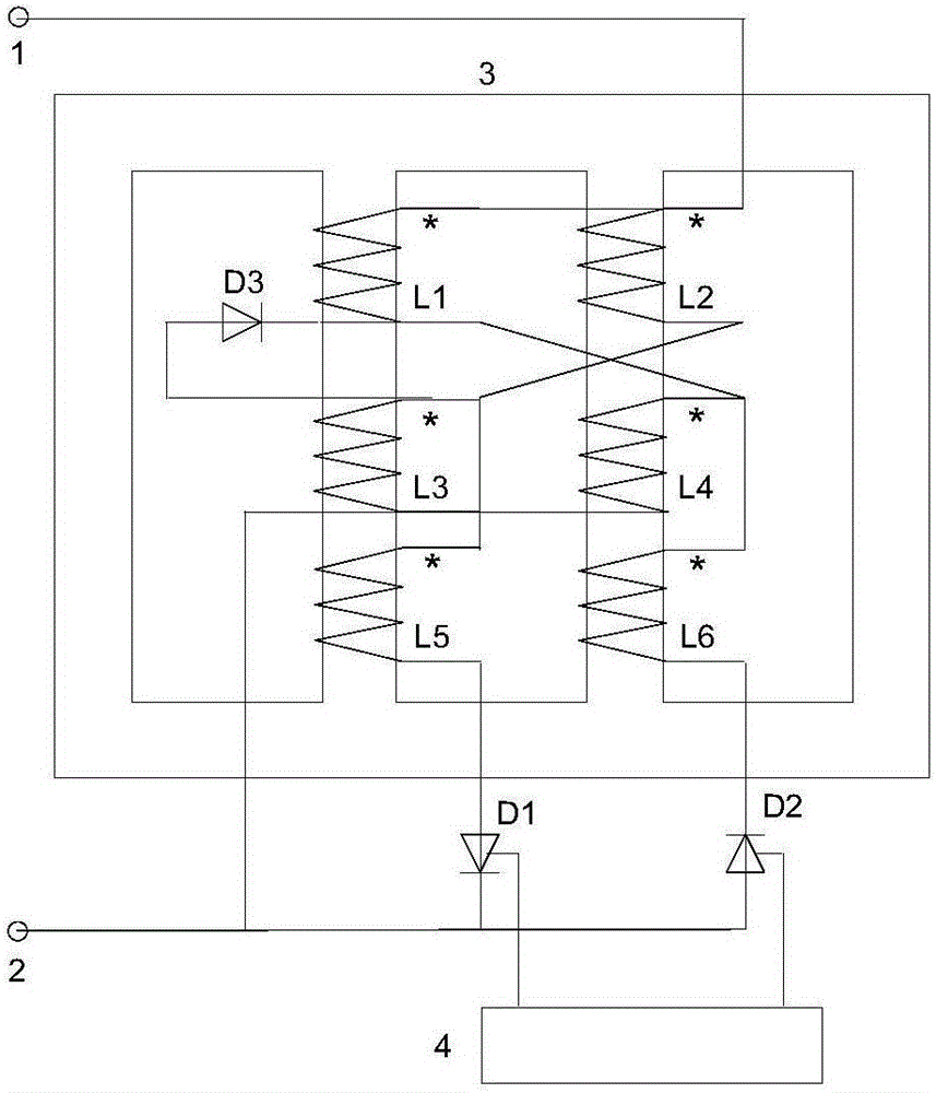 Fast response saturation reactor