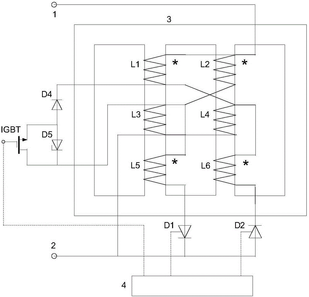 Fast response saturation reactor