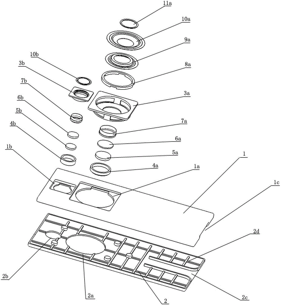 Thin dual-cone vented speaker enclosure