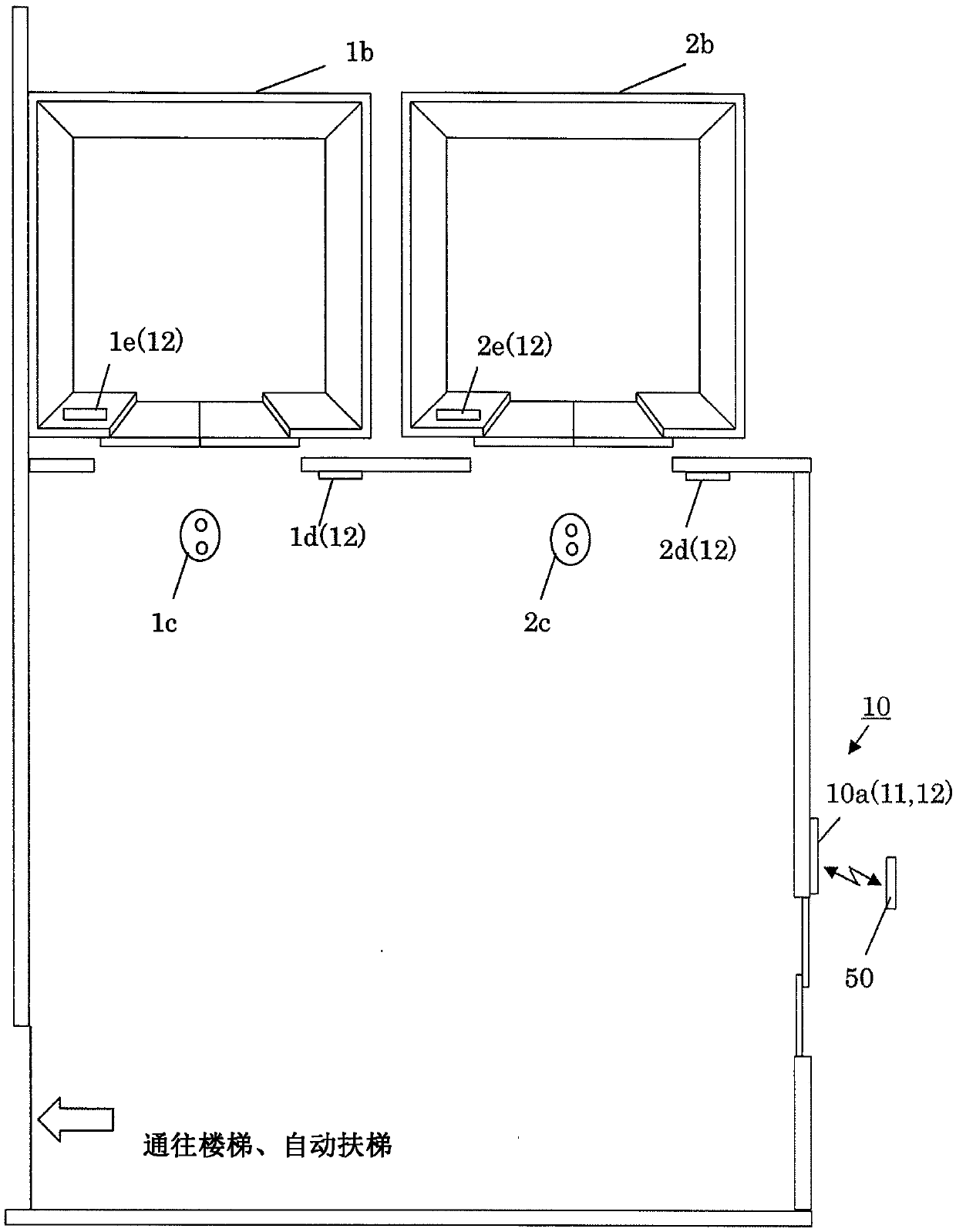 Elevator destination call registration system and method therefor