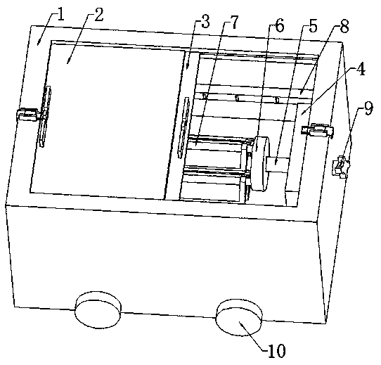 Largehead hairtail refrigerating device having circulated freezing function