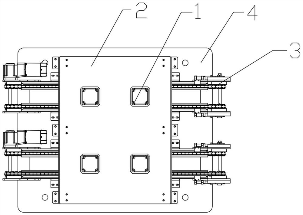 Screw dismounting mechanism and dismounting device