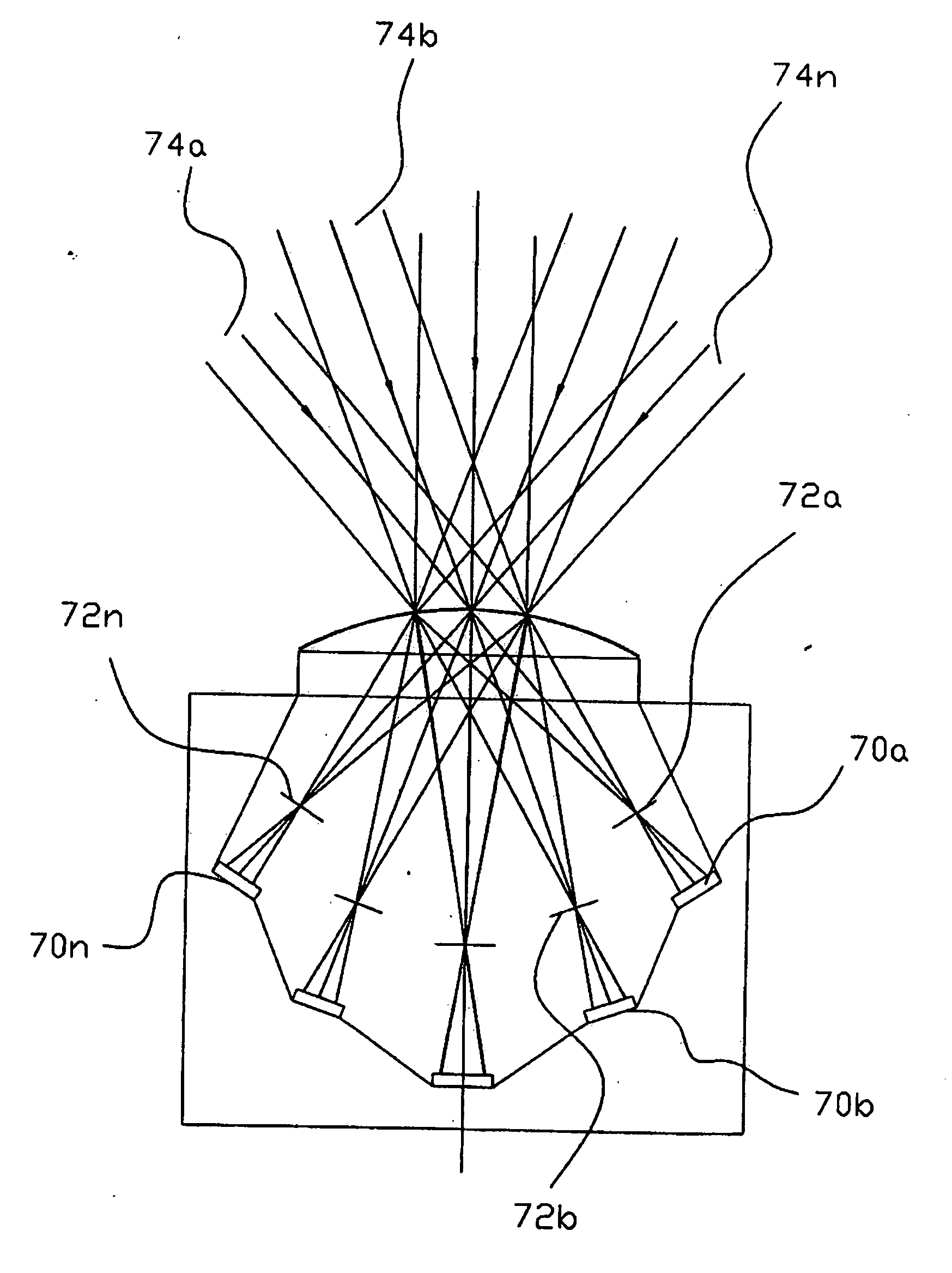 Stationary concentrated solar power module