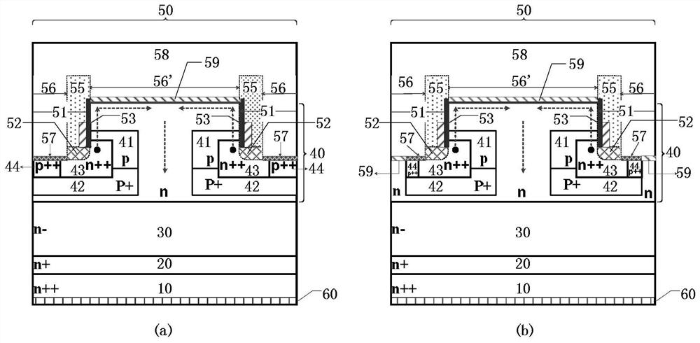 A kind of integrated SBD silicon carbide trench mosfets and its preparation method