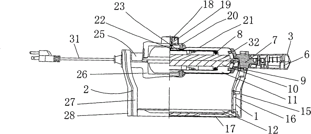 Combined rotating baking tray