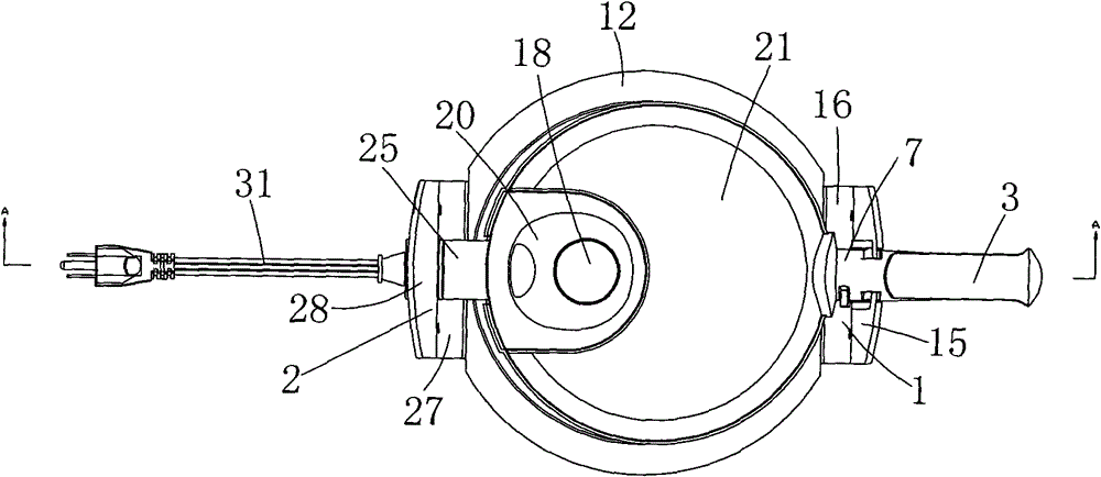 Combined rotating baking tray