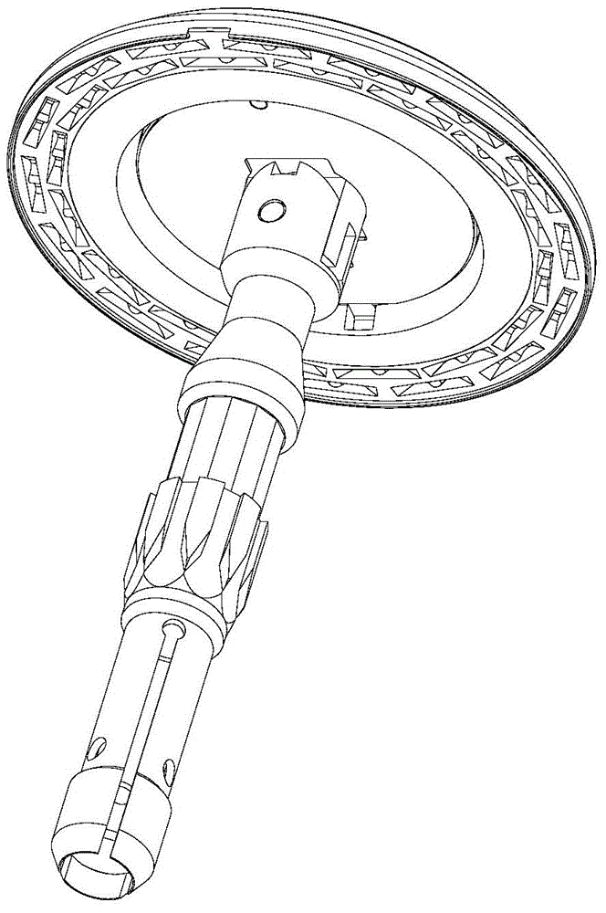 Staple abutting seat component and tubular anastomat adopting same