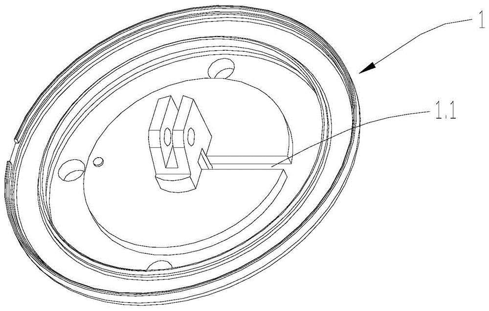 Staple abutting seat component and tubular anastomat adopting same