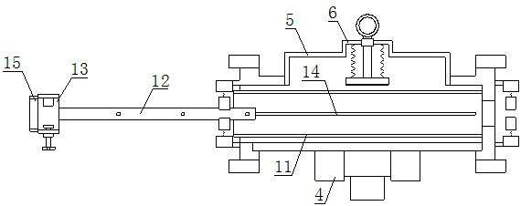 Intelligent installation device for live-line work special-shaped parallel groove clamp