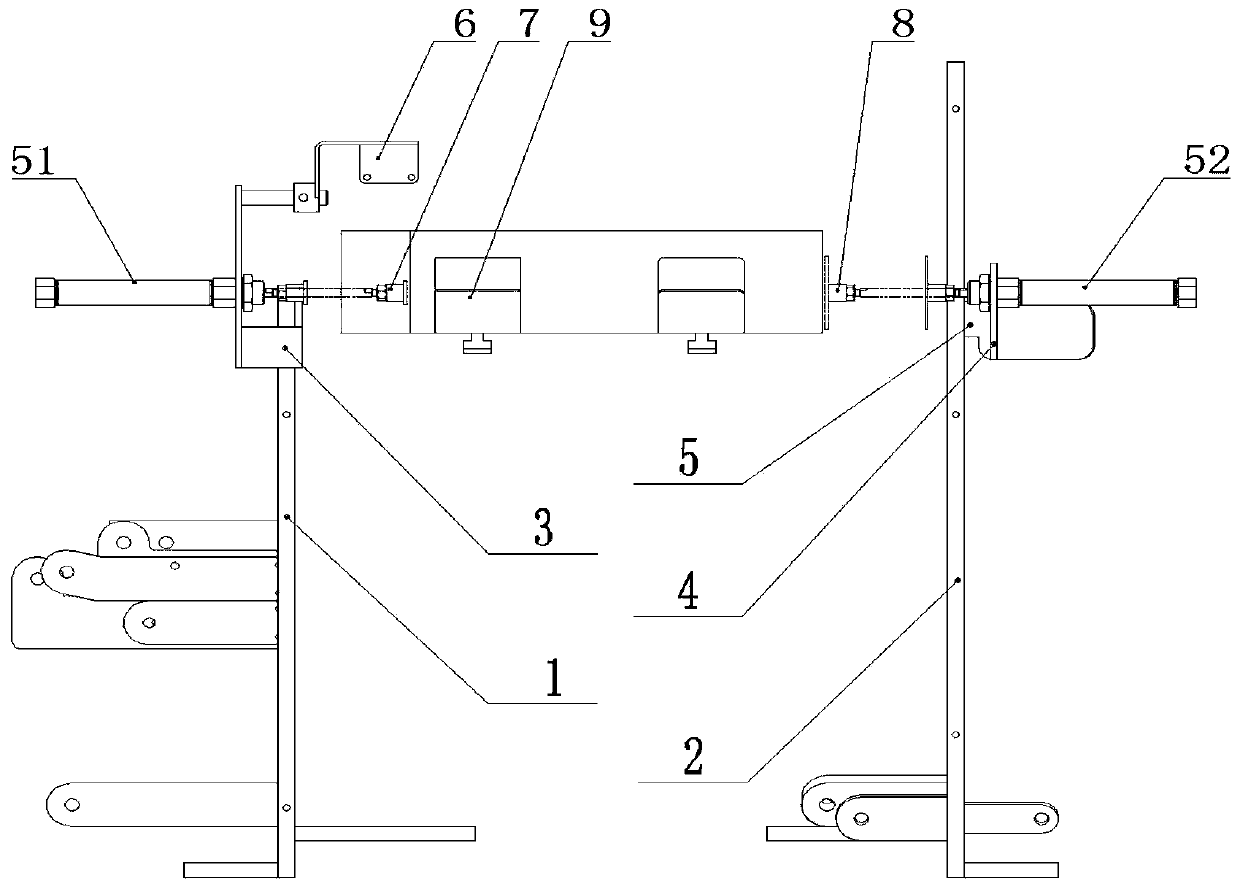 New tail sealing device for liner paper packaging machine