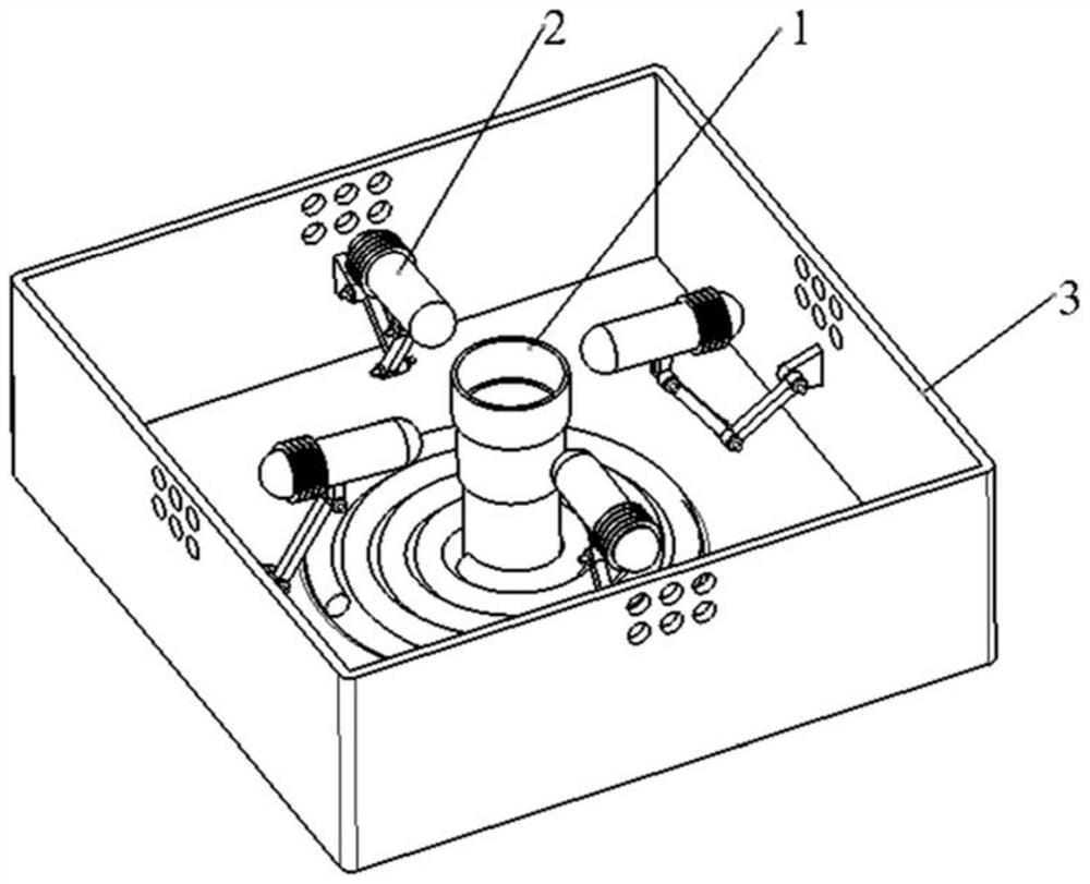 An electric kettle hot water cooling system