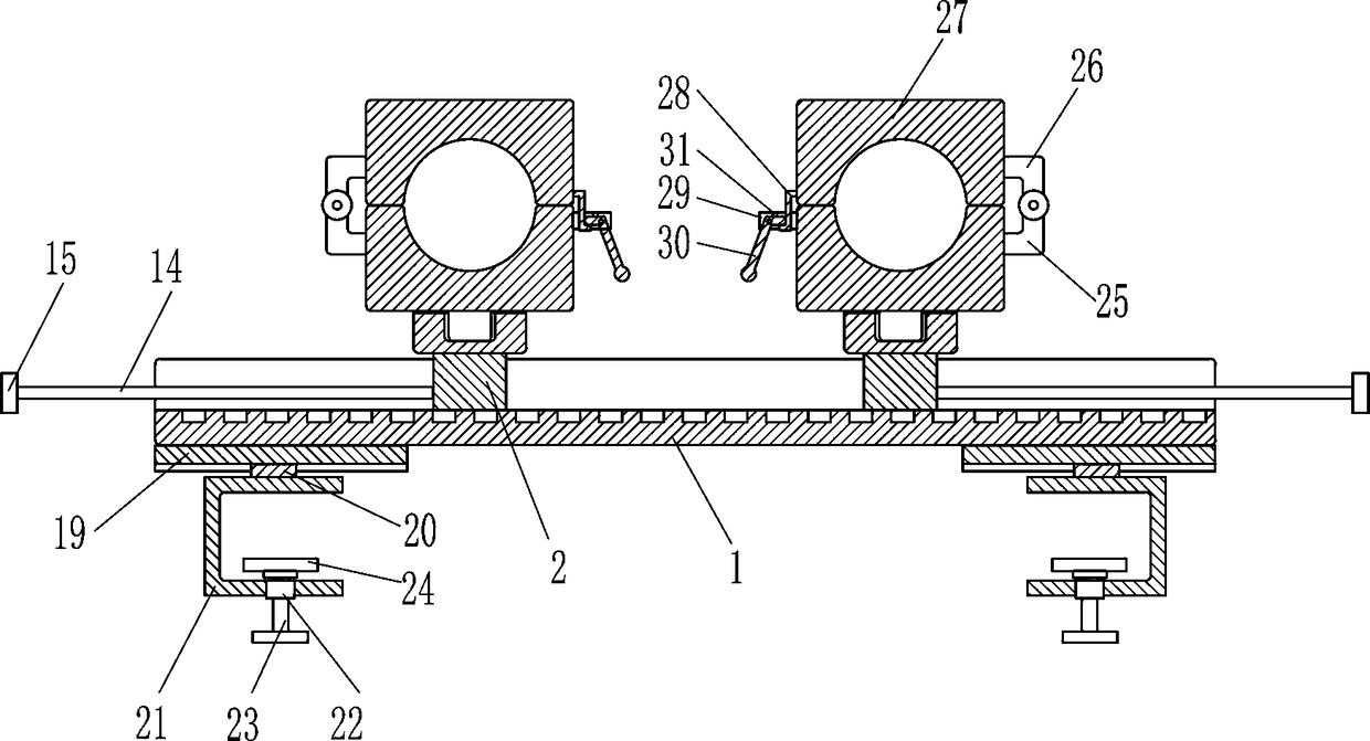 Sickbed capable of preventing leg movement in orthopedics department