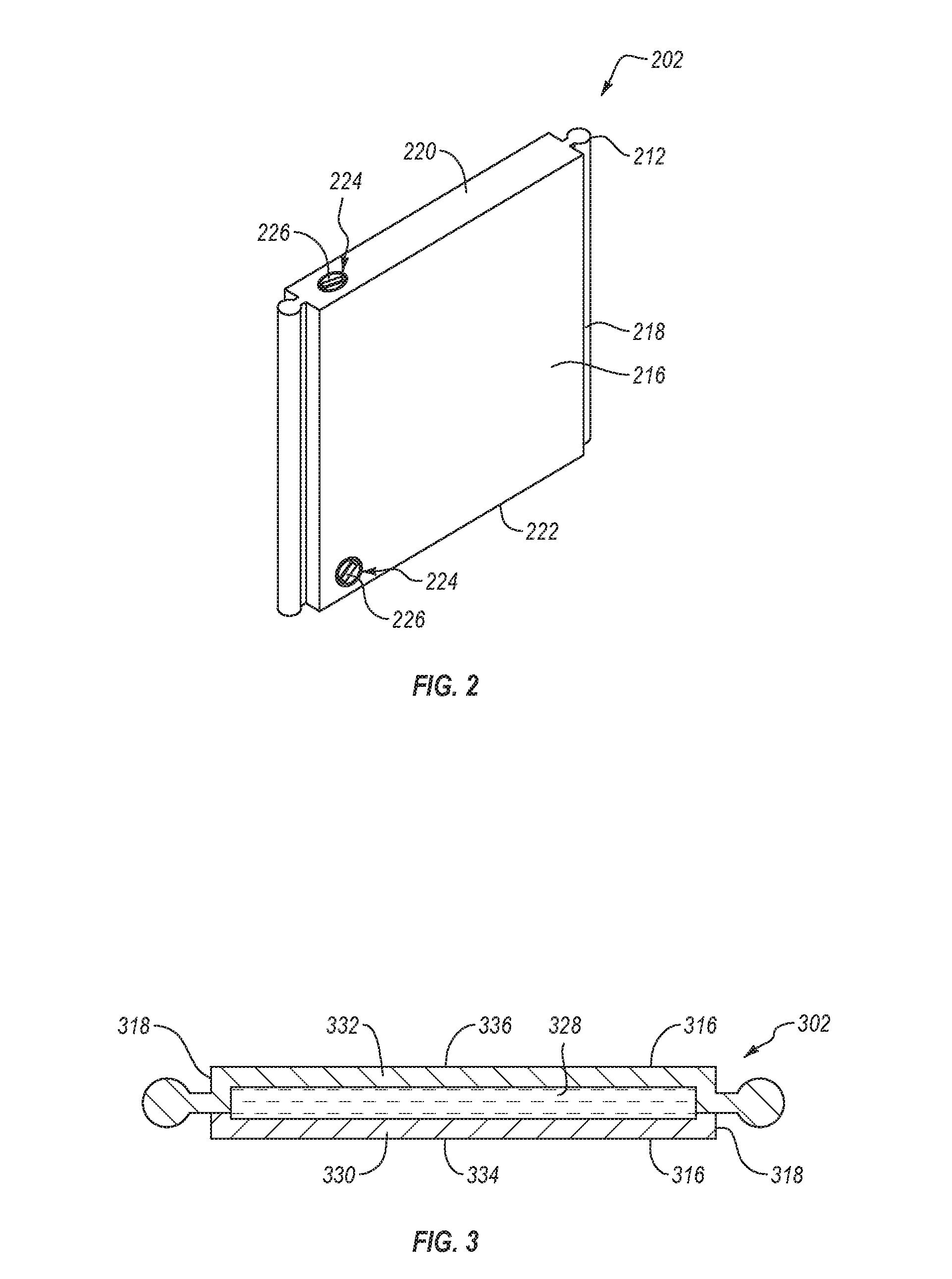 Integrated thermal elements in a thermally controlled container