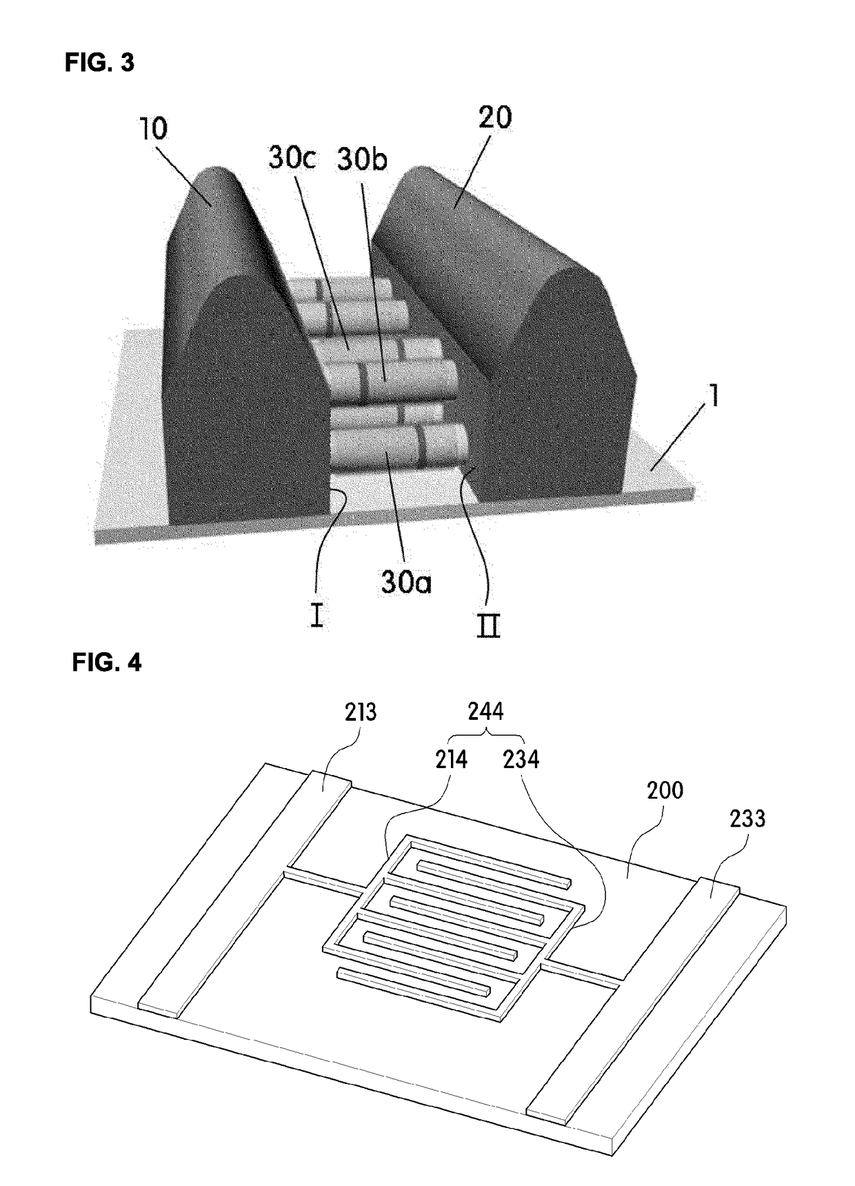 Electrode assembly comprising micro-led elements and method for manufacturing same