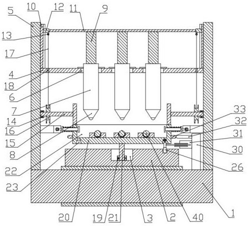 An automatic glue injection equipment when producing led lights