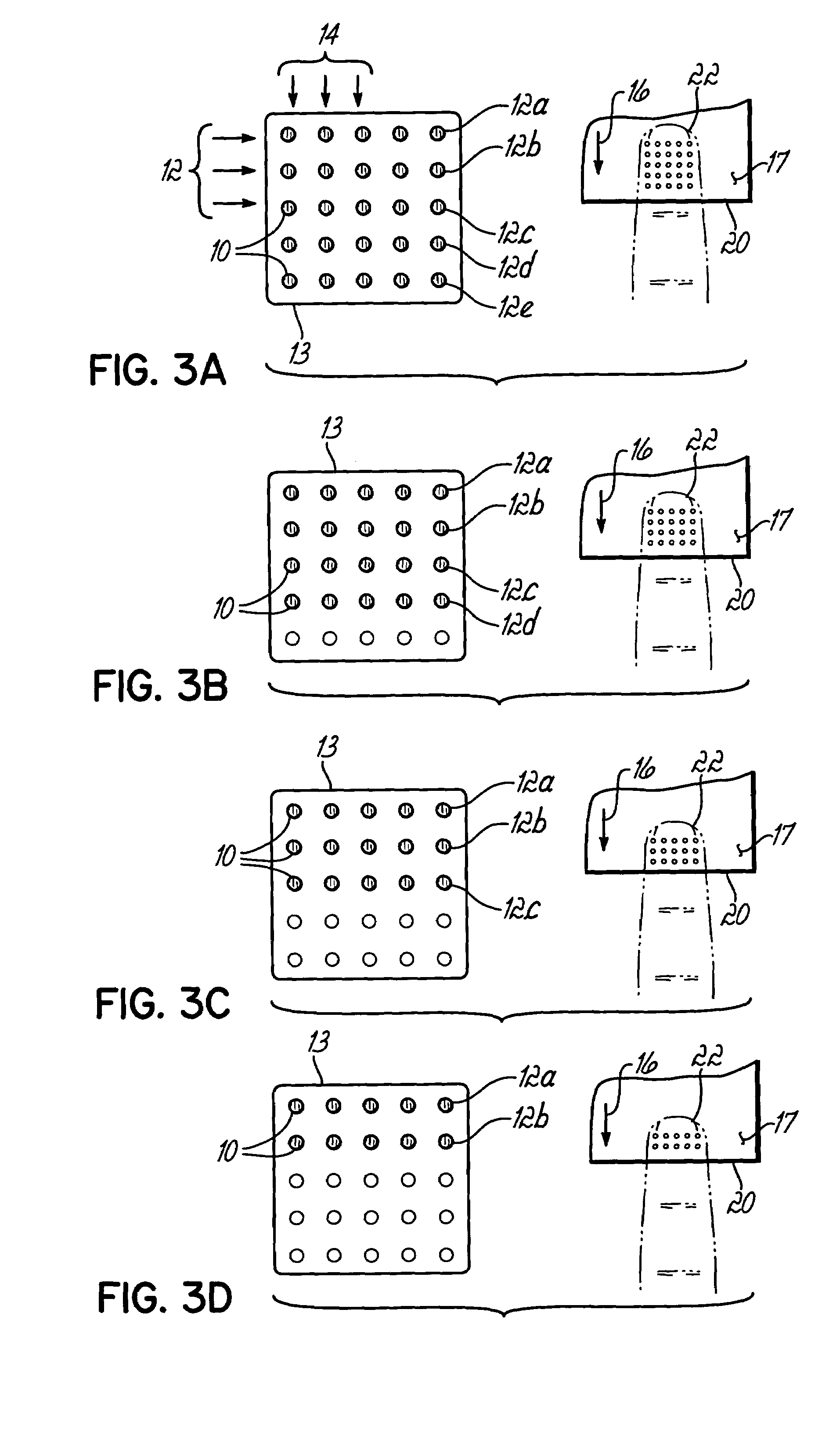 Device and method for producing a three-dimensionally perceived planar tactile illusion