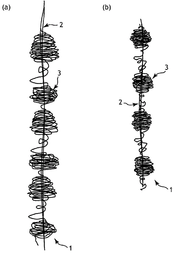 Down-like fiberfill material and manufacturing method therefor