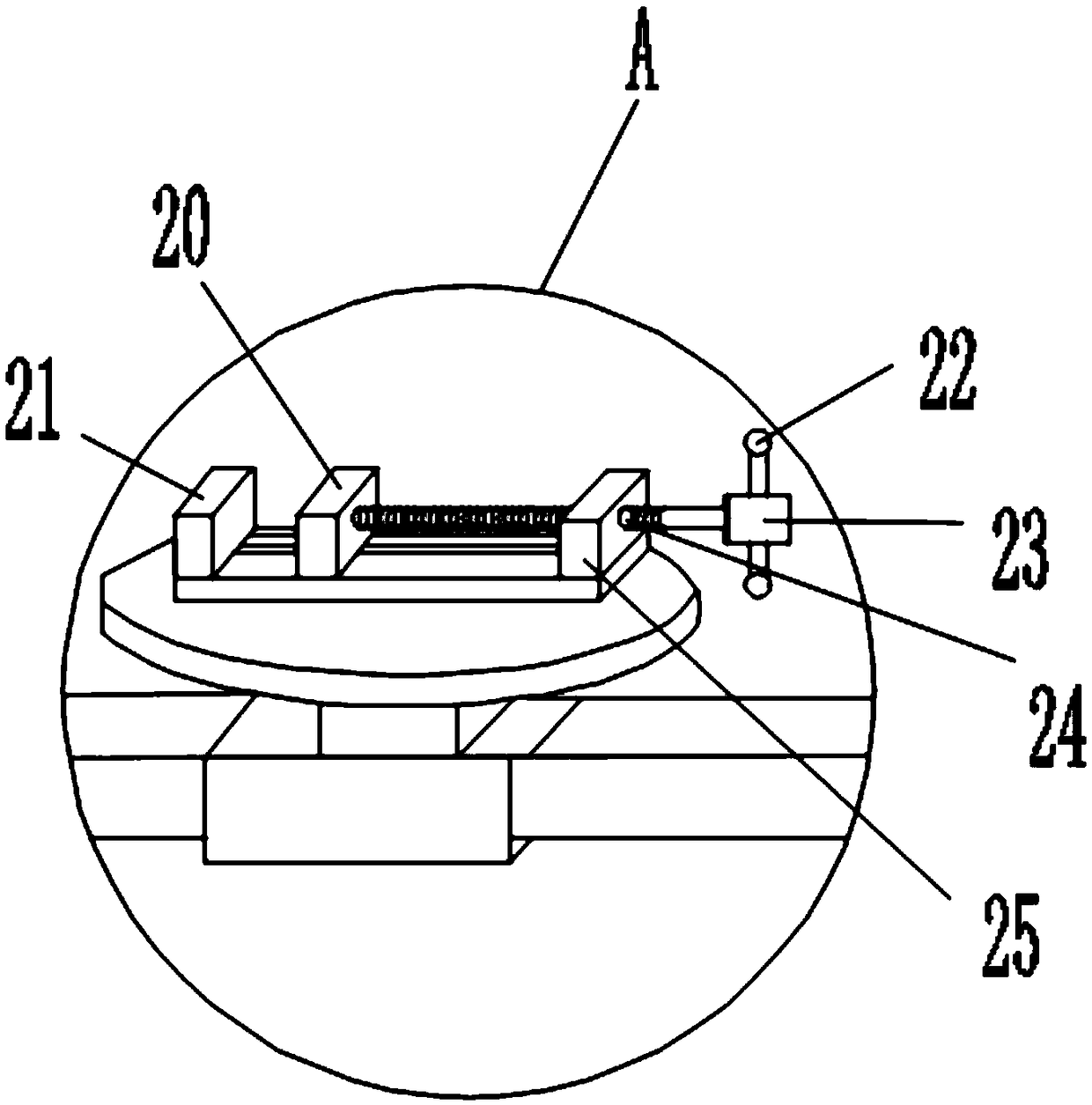 Cutting device with laser level meter