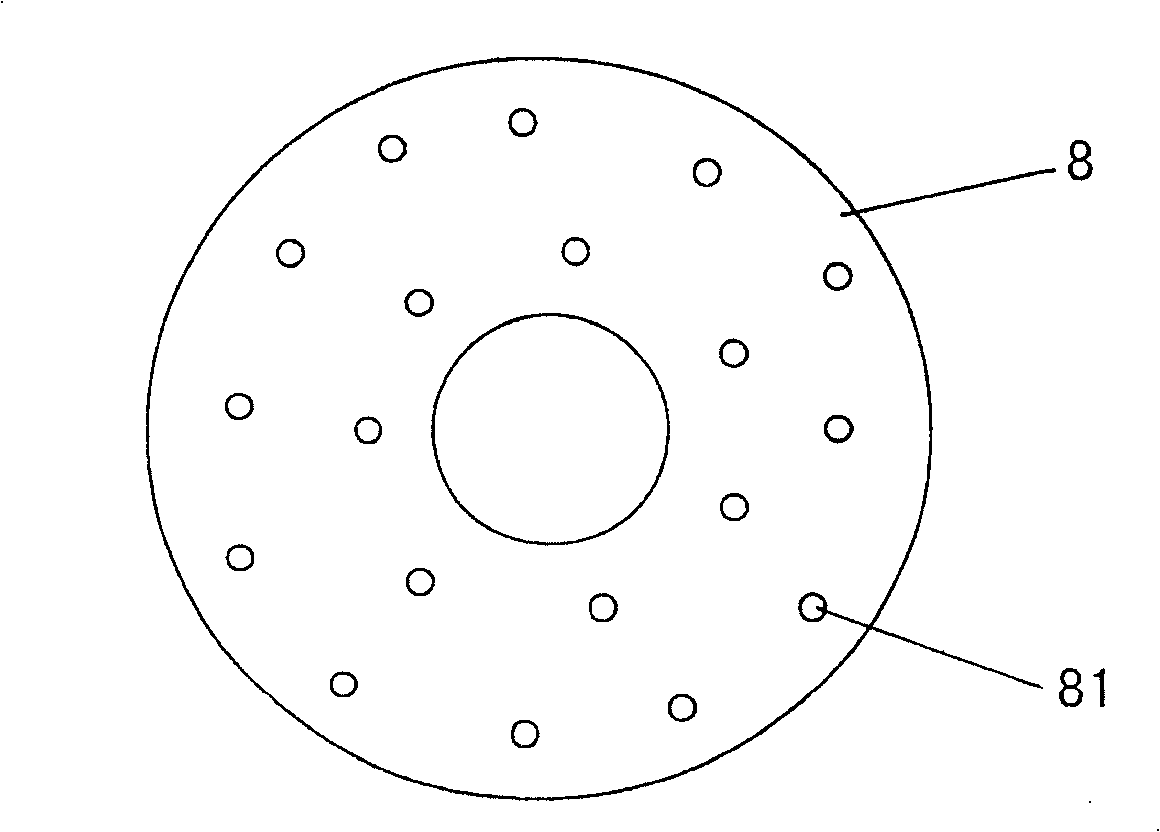 Hydride gas phase extent device for manufacturing thick film nitride material