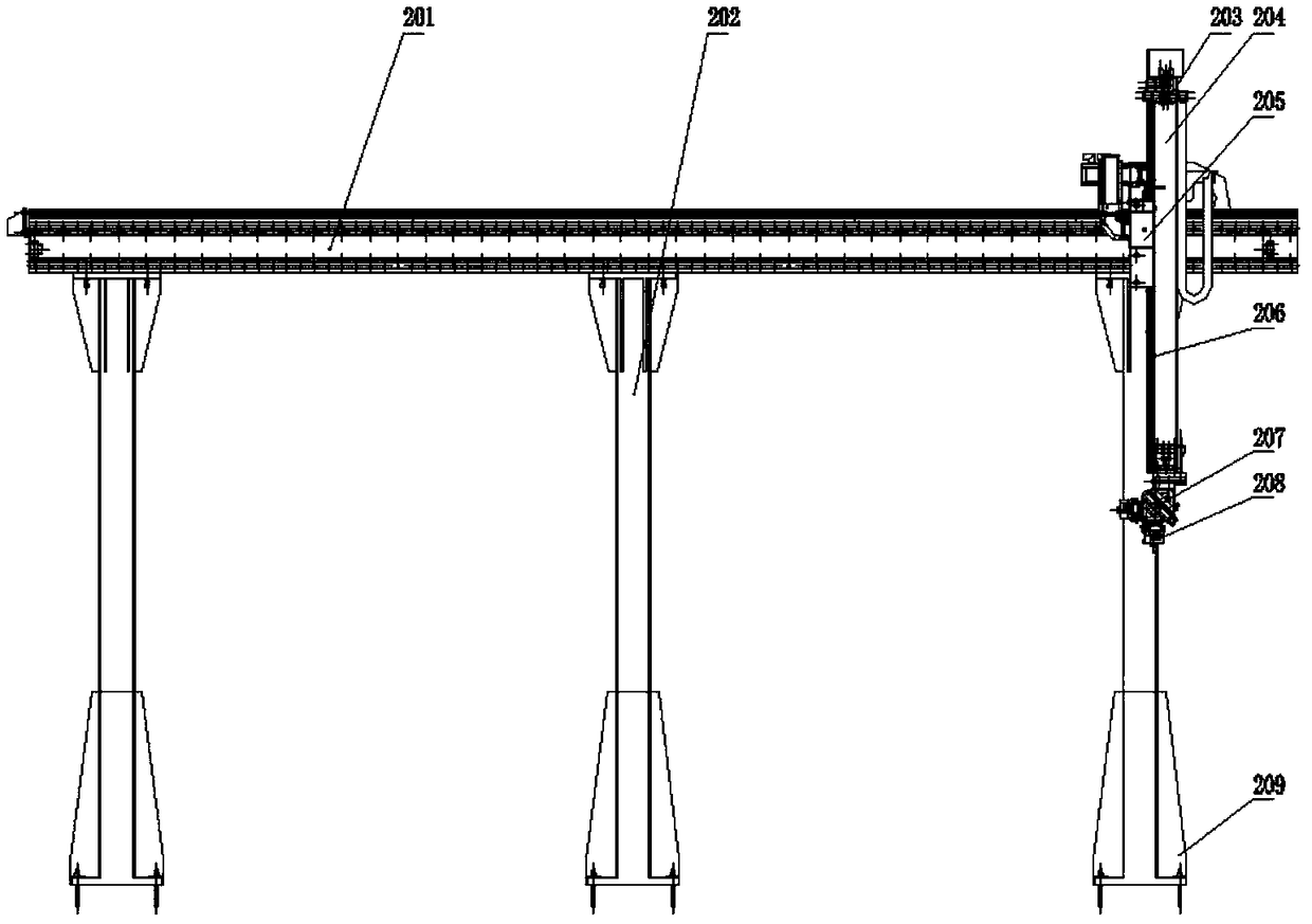 Automatic production line of chamfering machine