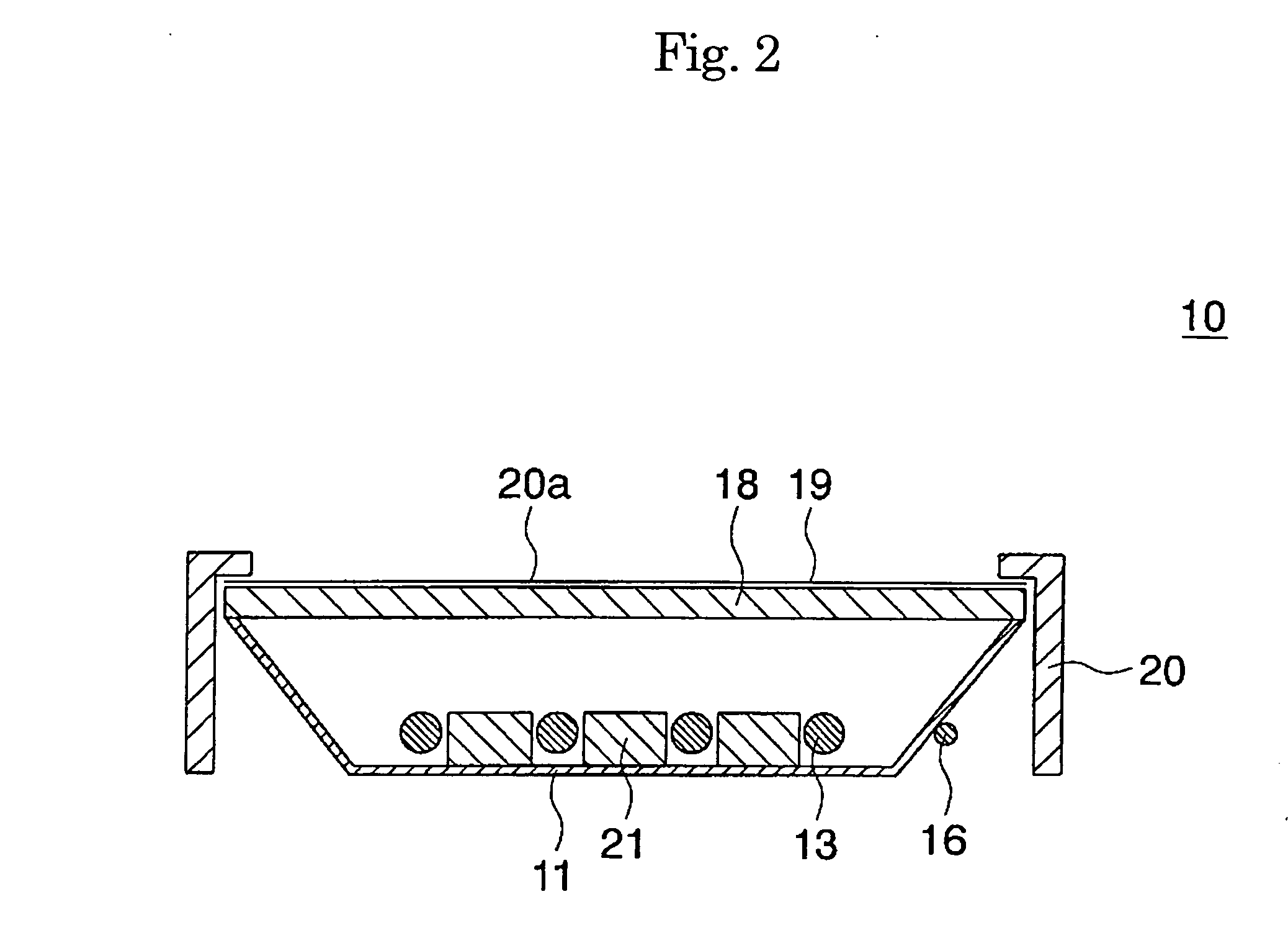 Lighting apparatus having a uniform luminance profile