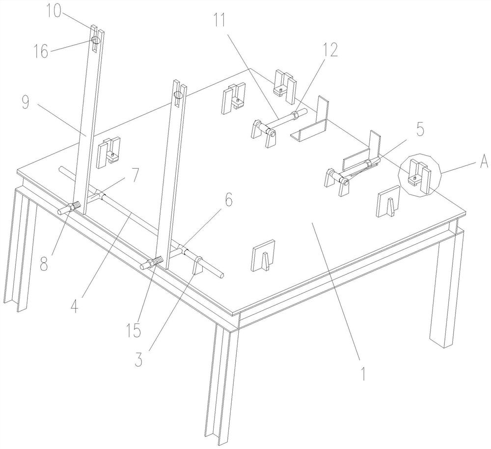 Intelligent air compressor base positioning tool for serial bulk vehicle and application method