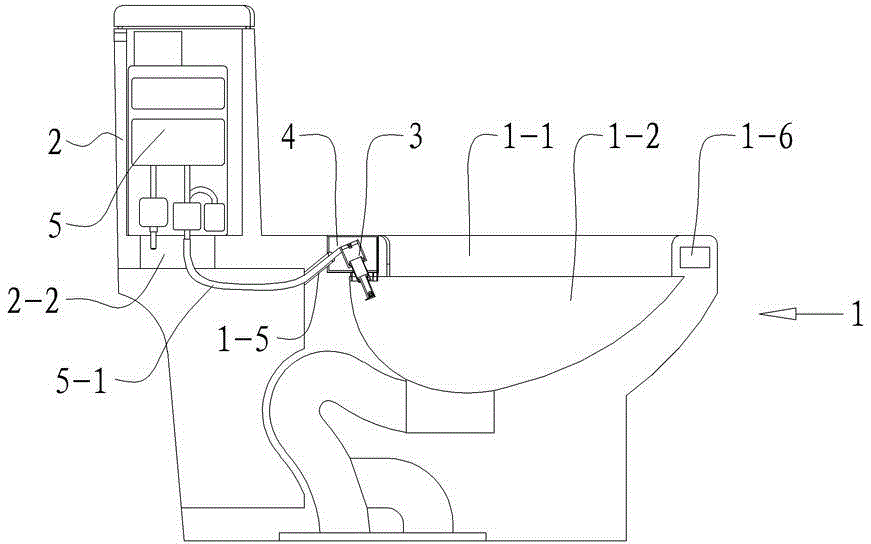 Intelligent warm water cleaning closestool