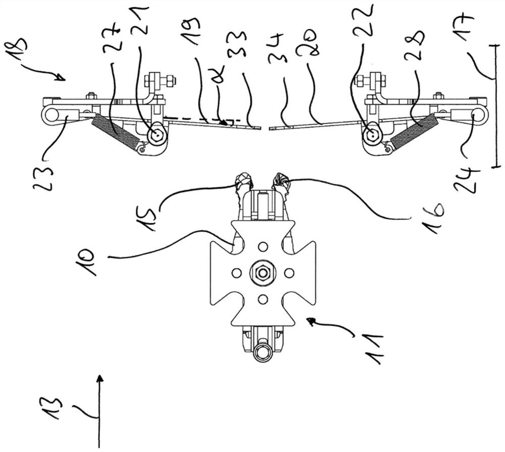 Device for measuring shoulder joint position of plurality of poultry carcasses conveyed continuously, device for slicing poultry carcasses, and corresponding method