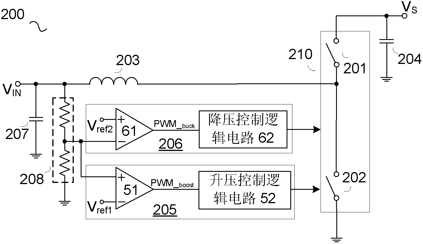 Switch power supply circuit and control method thereof