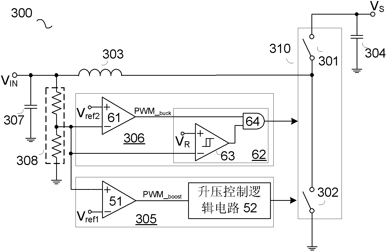 Switch power supply circuit and control method thereof