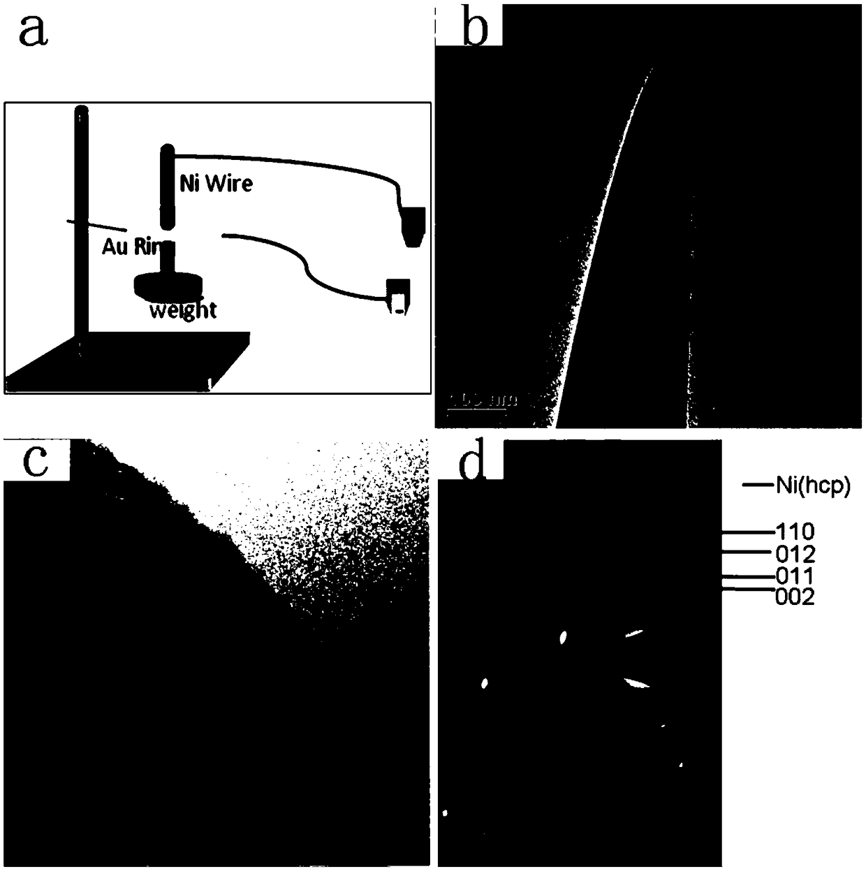 Graphene functionalized nano needle tip and preparation method thereof