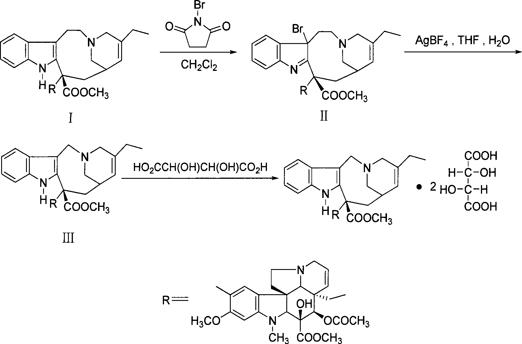 Preparation method for vinorelbine