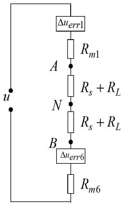 Method for realizing resistance measurement of asynchronous motor fixed rotor