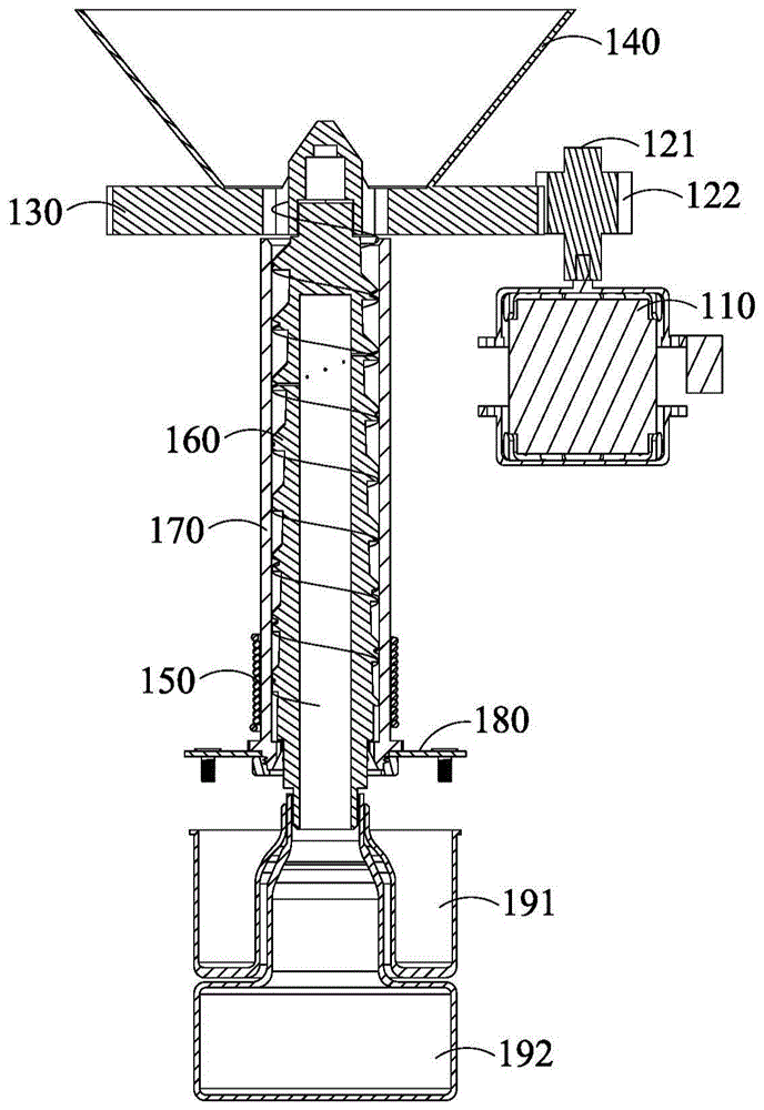 Vertical oil press