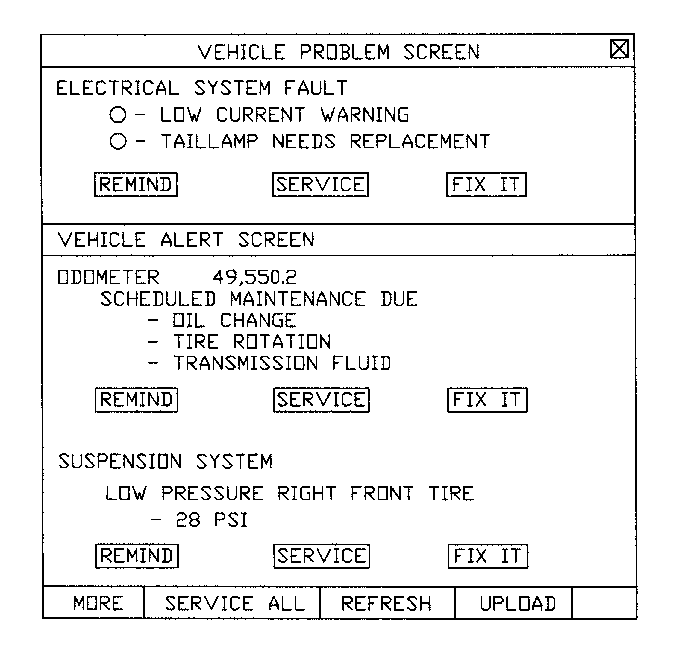 Apparatus and method for monitoring and maintaining mechanized equipment