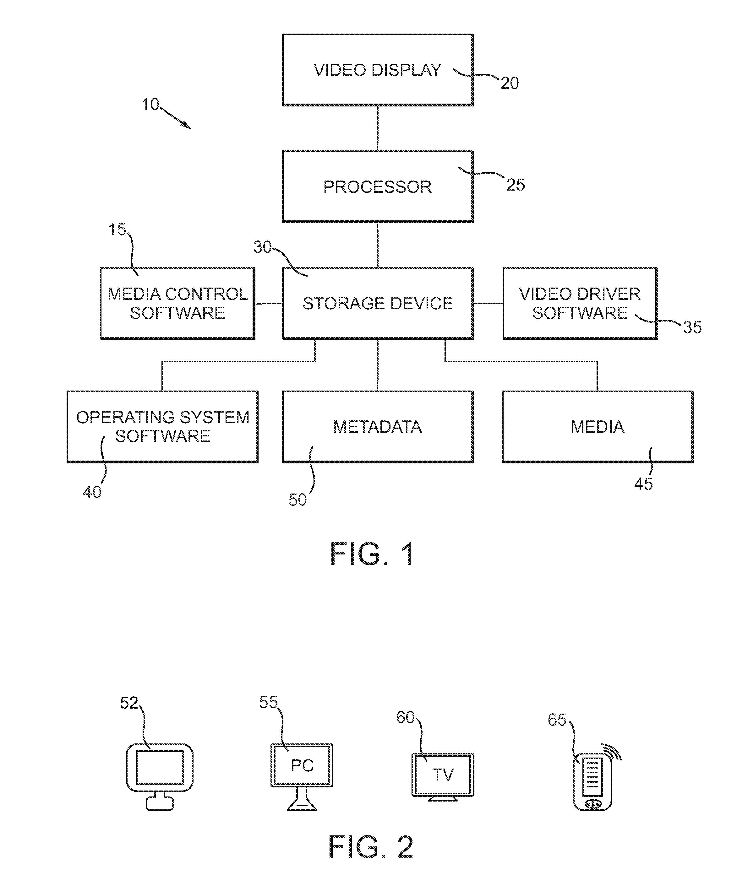 Media file system with associated metadata