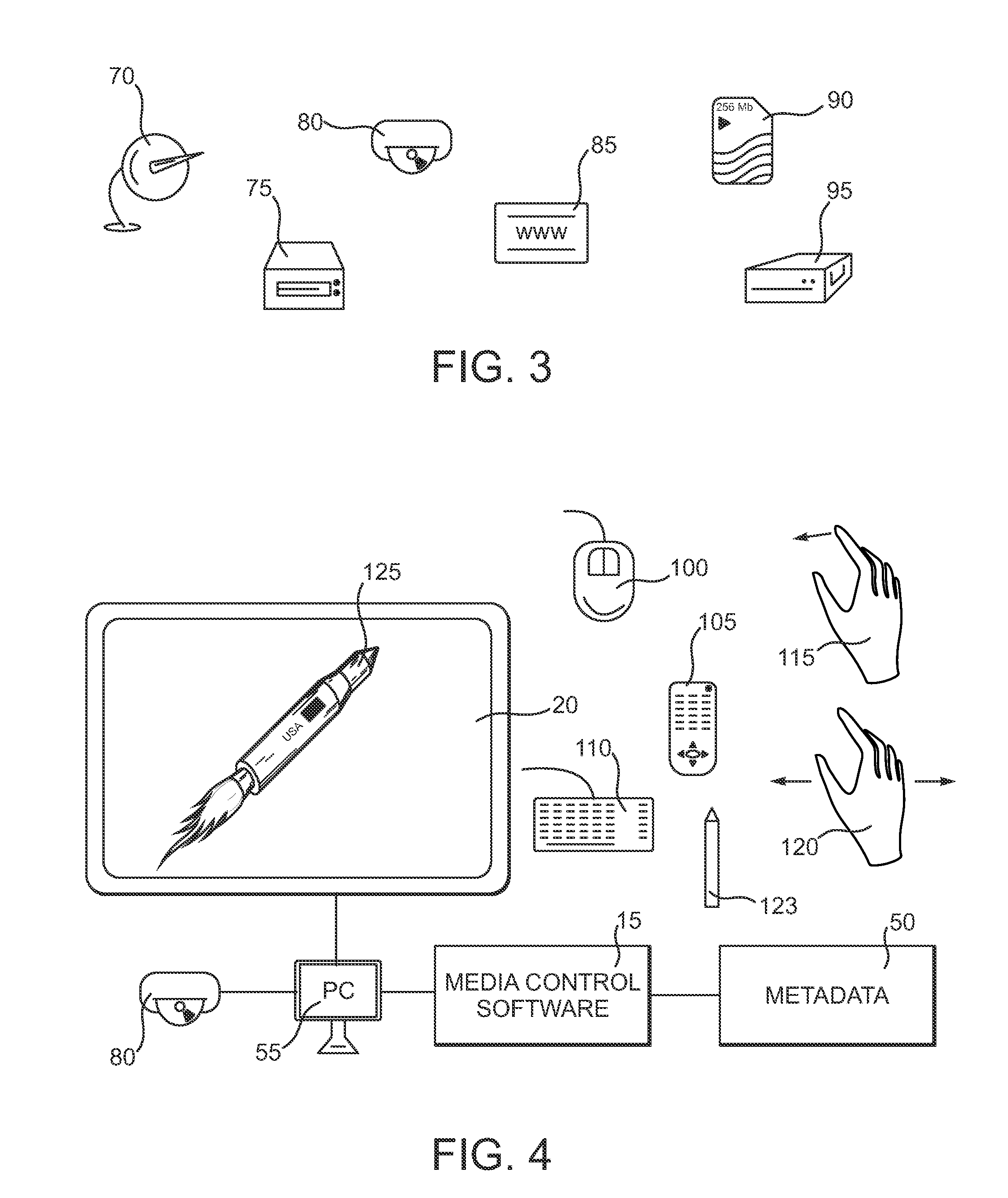 Media file system with associated metadata