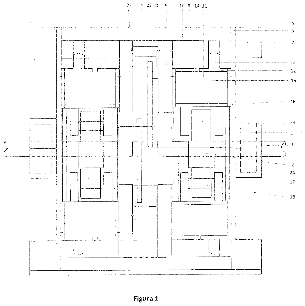 Drive-torque amplifier for a moving shaft