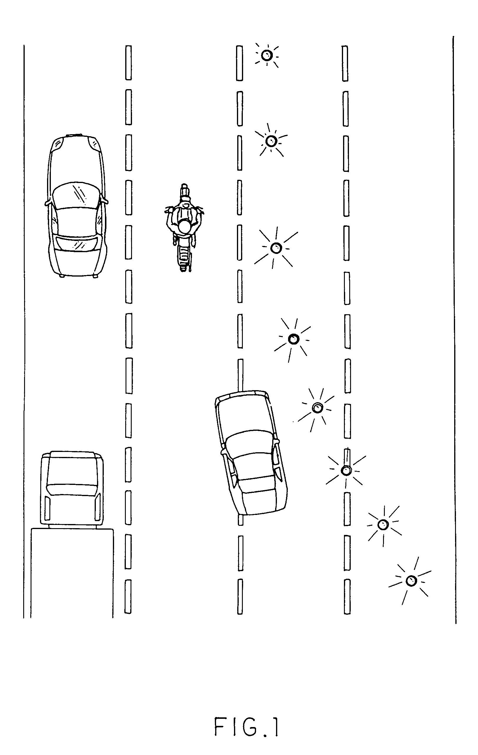 Portable radial projection light source arrangement