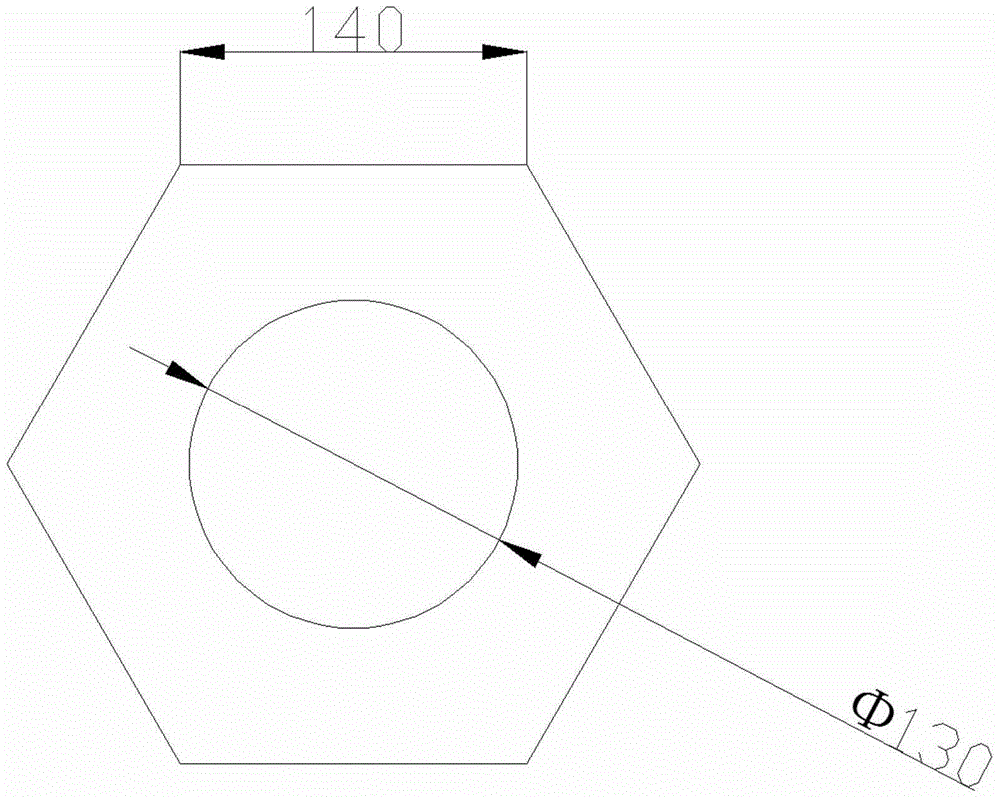 A polysilicon reduction furnace in which the tail gas outlet is connected to an inner extension pipe and its connection method