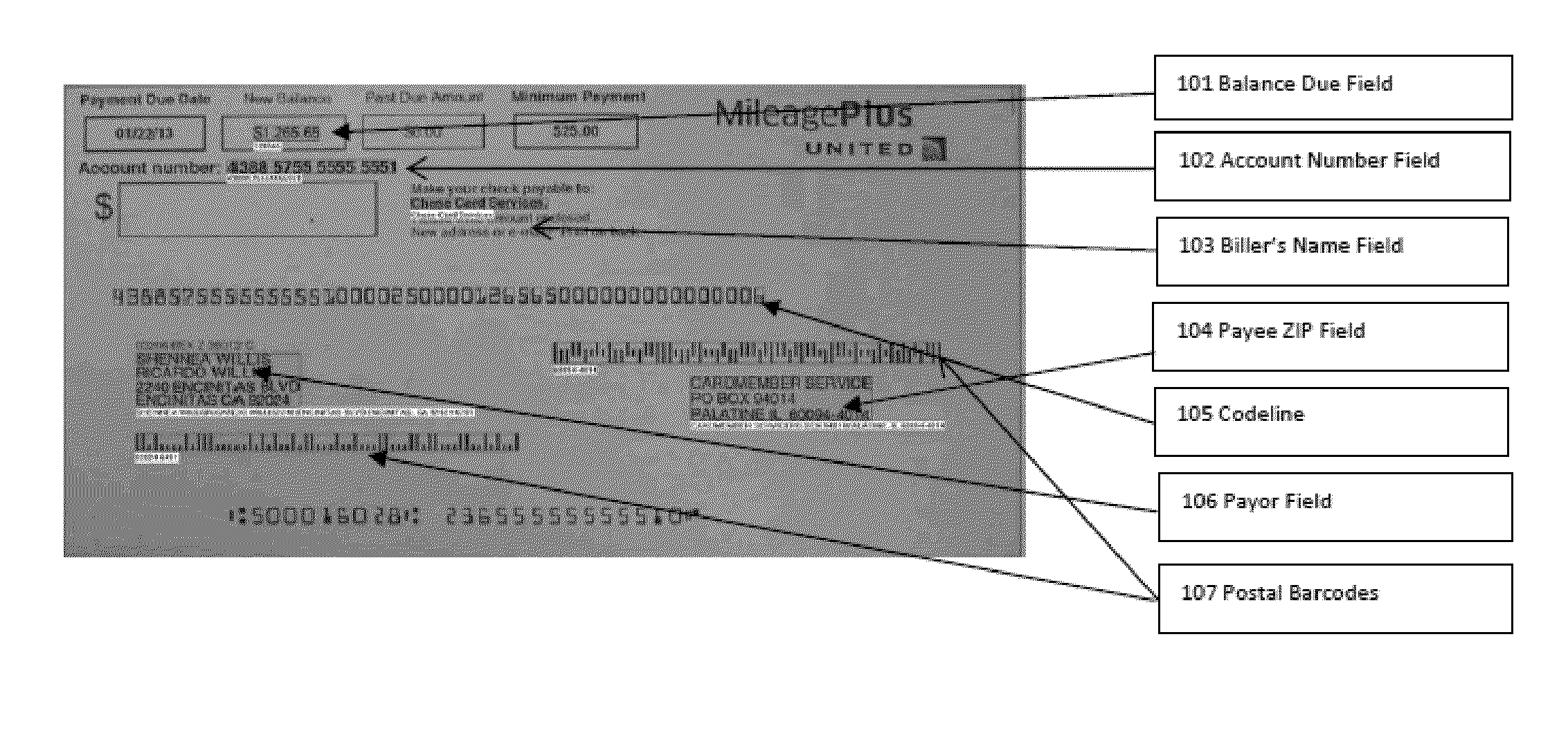 Systems and methods for capturing critical fields from a mobile image of a credit card bill