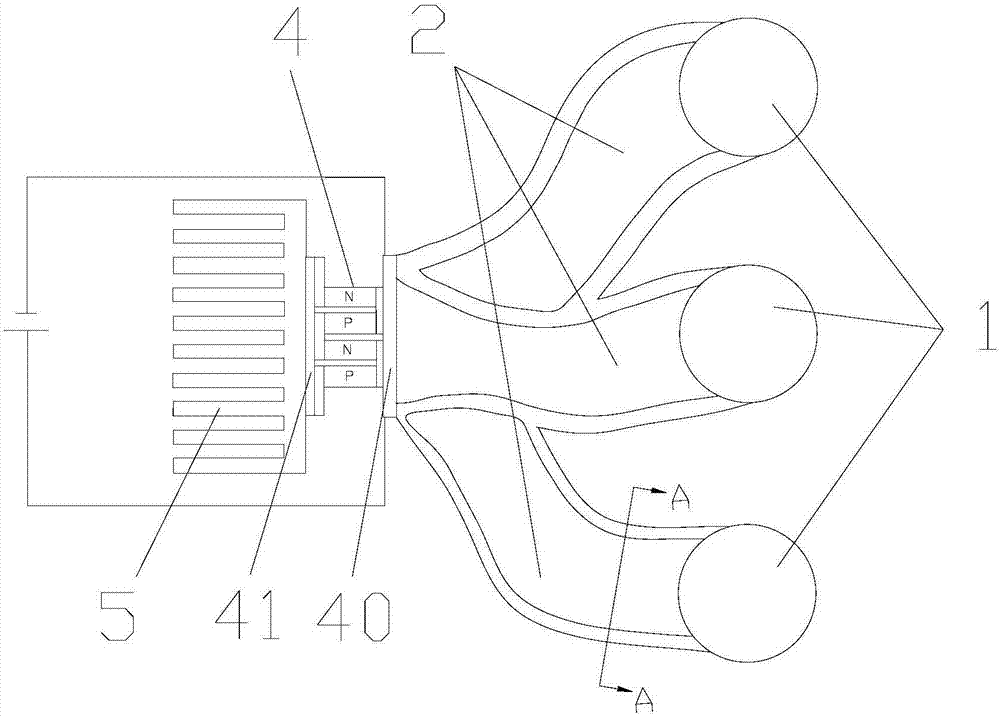 Active heat dissipation mechanism and intelligent wearable equipment