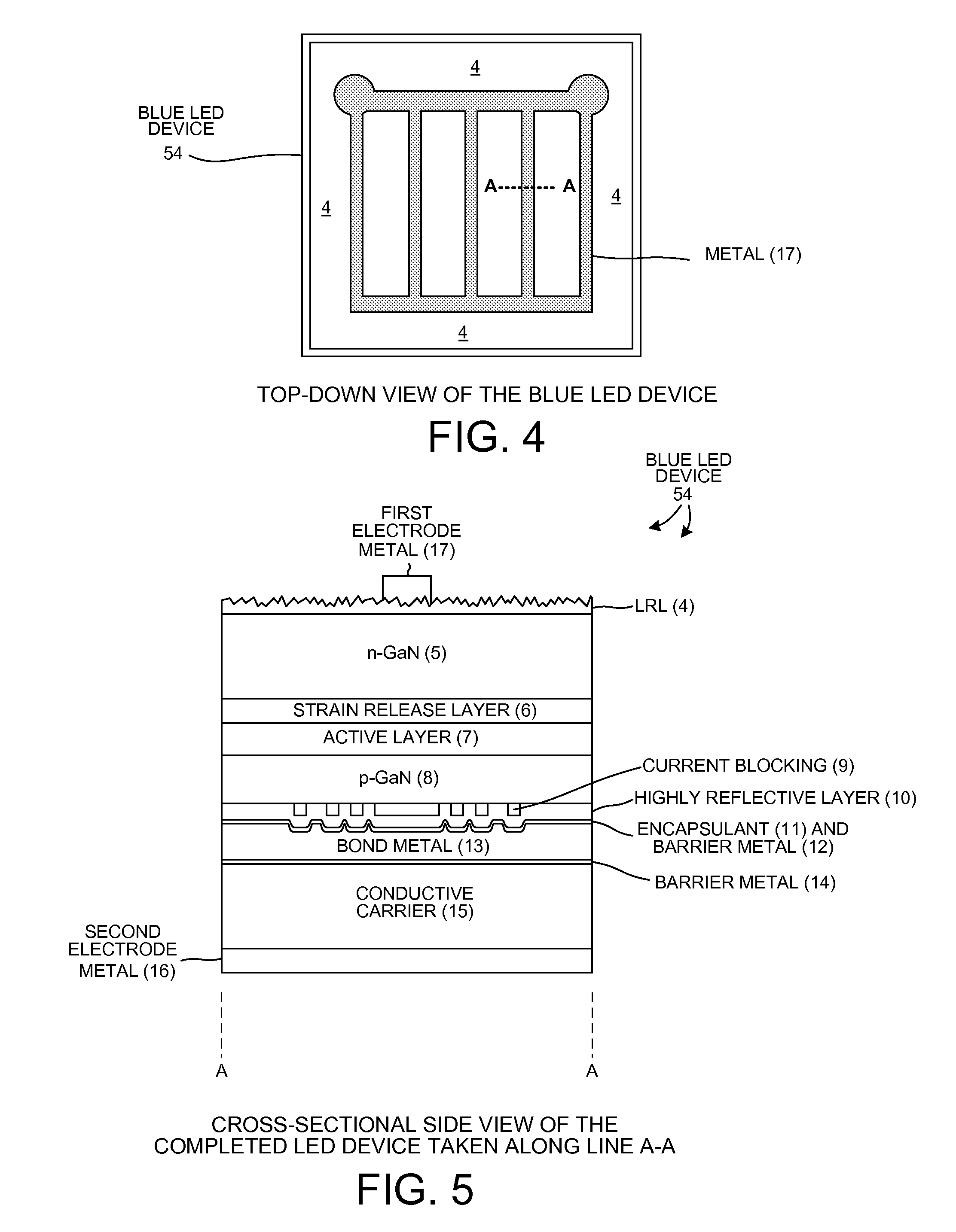 N-type gallium-nitride layer having multiple conductive intervening layers