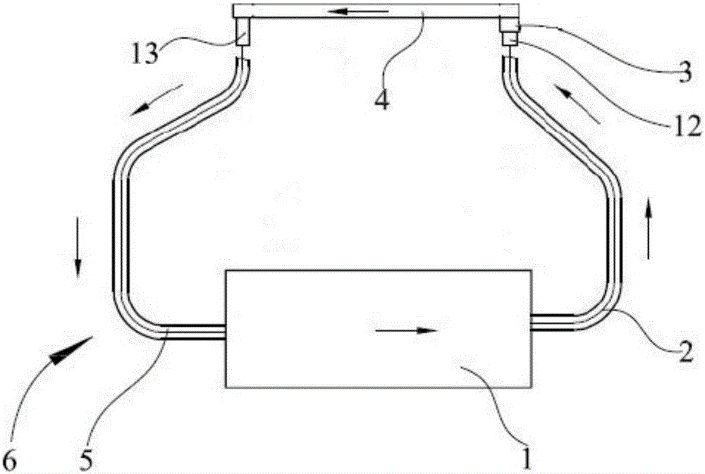 Heat exchange device, control method thereof, and heating ventilation air conditioning system using heat exchange device