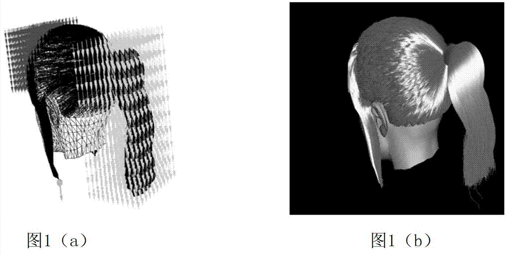 Hair model modeling method