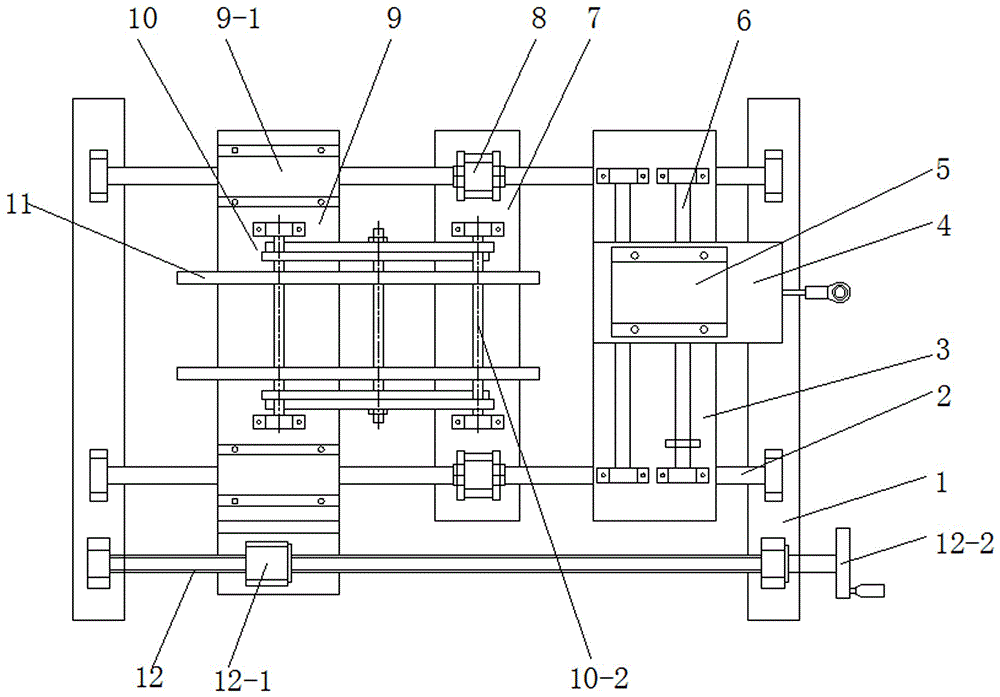 Table type tenoning device for woodworking