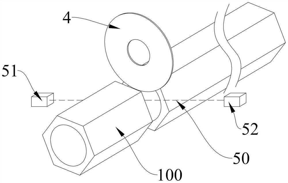 Multifunctional special-shaped nuclear industrial pipe running fit device