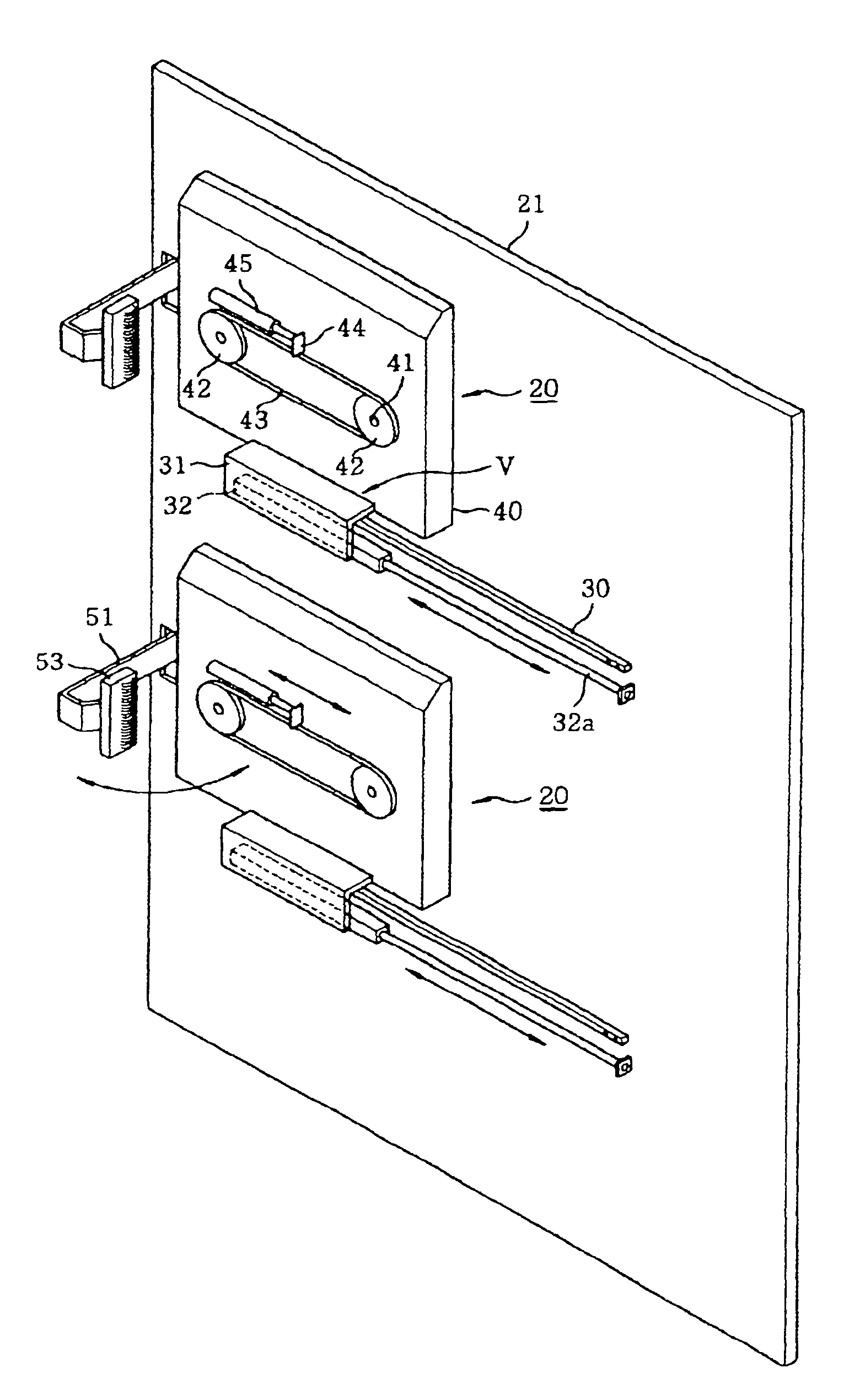 Dual loading port semiconductor processing equipment